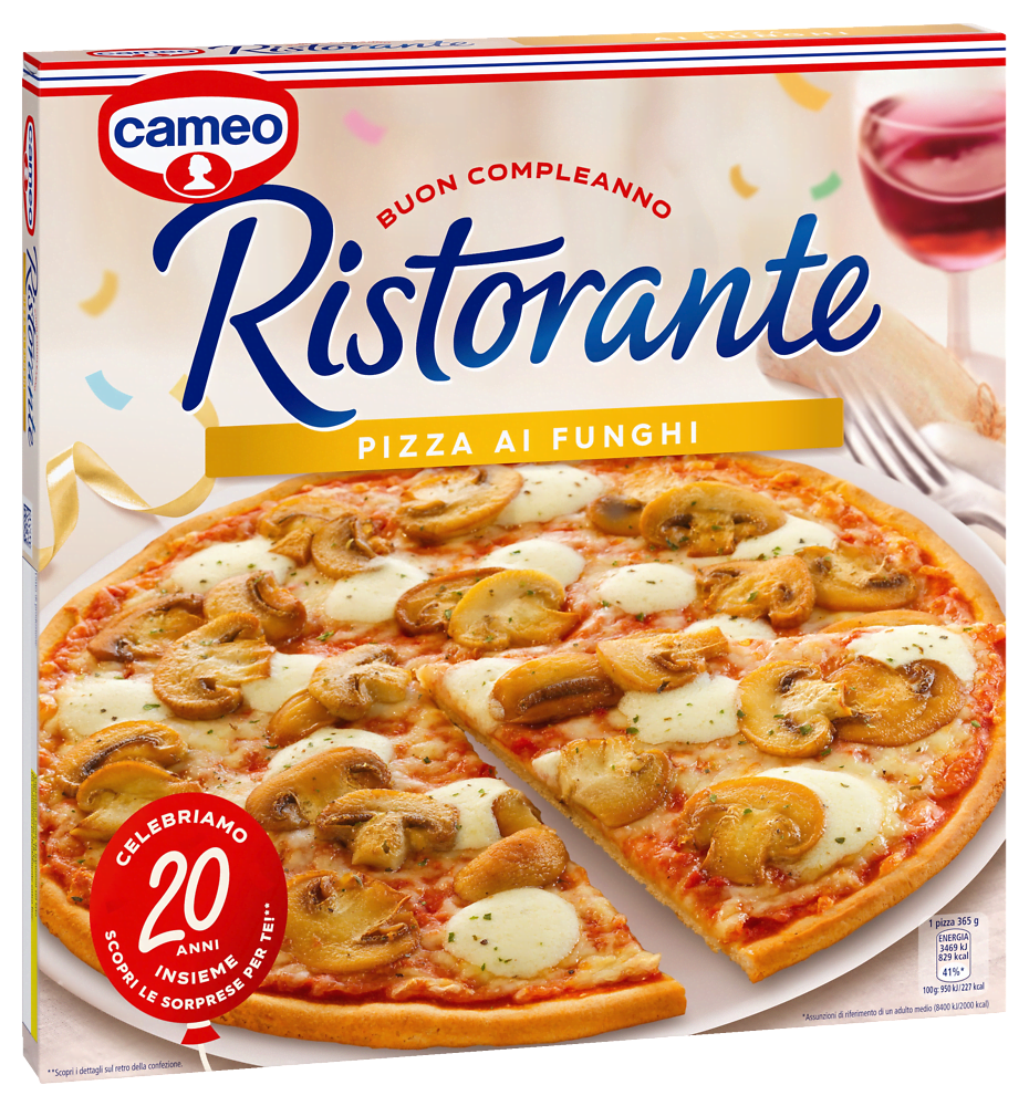 cameo Ristorante pizza ai funghi