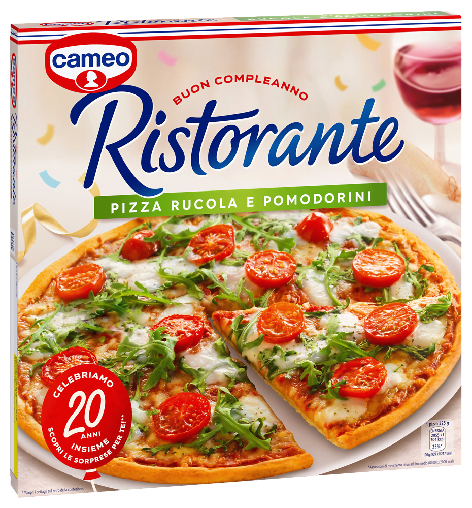 cameo Ristorante pizza rucola e pomodorini